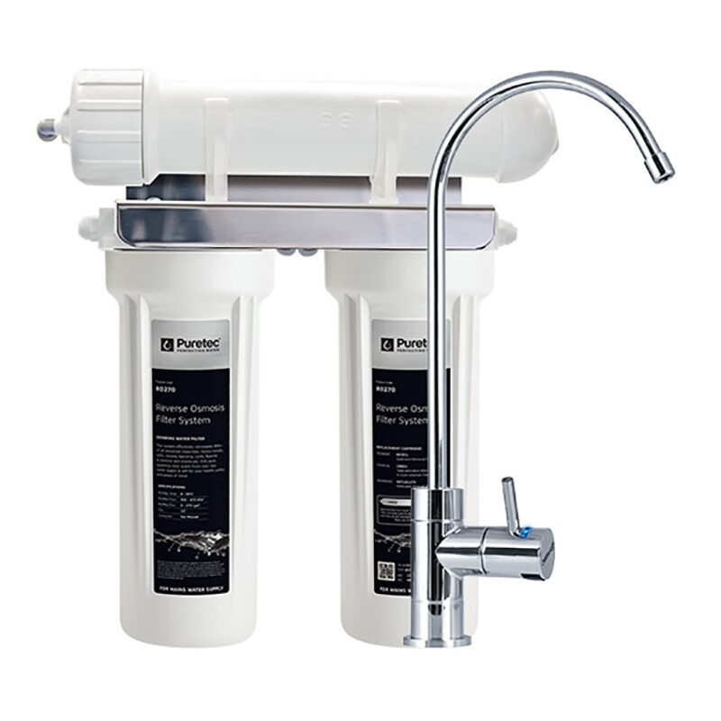 Puretec RO270 High Loop Designer Faucet with Reverse Osmosis Dual ...